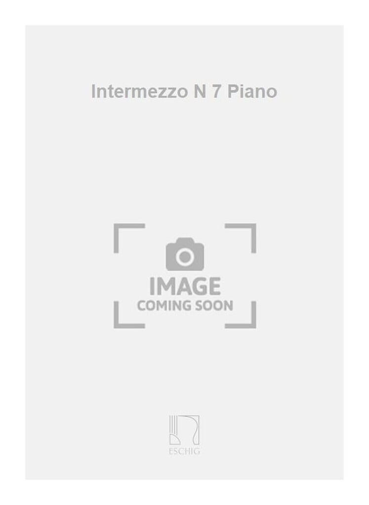 Intermezzo N 7 Piano